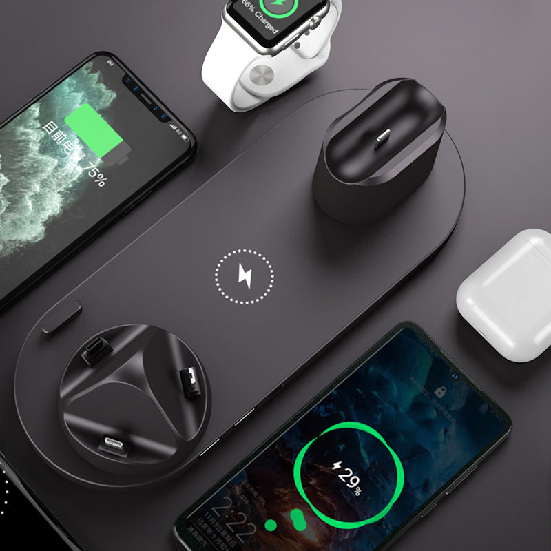 Wireless Charger For IPhone Fast Charger Phone,IPad And Watch 6 In 1 Charging