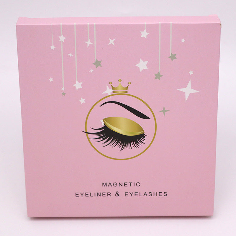 Eyelashes Eyeliner Set Long Lasting False Mink Waterproof Eye Lashes Extension