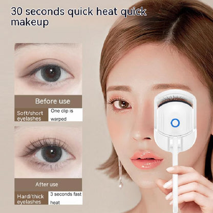 Eyelash Curler Portable Electric Heated Comb Eye Lash Long Lasting Eyelashes