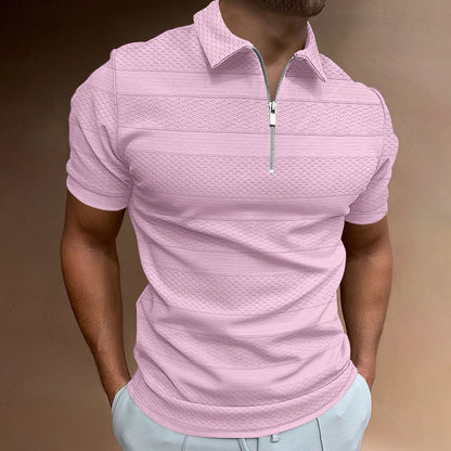 Casual Men's Shirt Short-sleeved