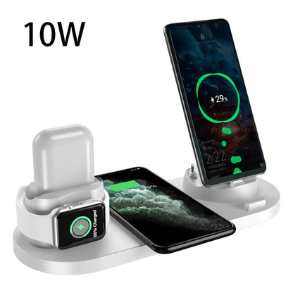 Wireless Charger For IPhone Fast Charger Phone,IPad And Watch 6 In 1 Charging