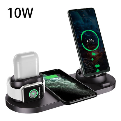 Wireless Charger For IPhone Fast Charger Phone,IPad And Watch 6 In 1 Charging