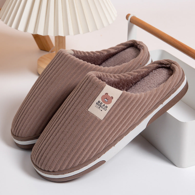 Slippers For Women And Men Thick-soled  Indoor Warm  Slipper