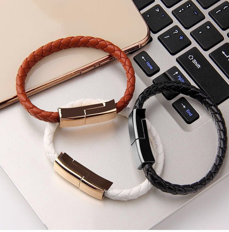 New Bracelet Charger USB Charging Cable Data Charging  For IPhone14 13 Max USB C Cable For Phone Micro Cable