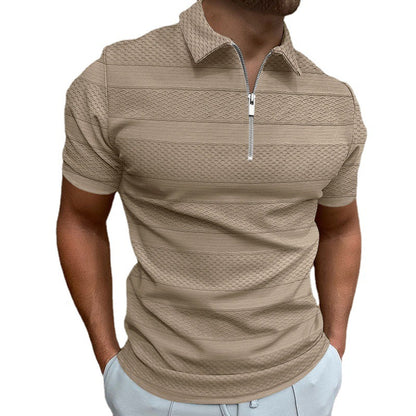 Casual Men's Shirt Short-sleeved