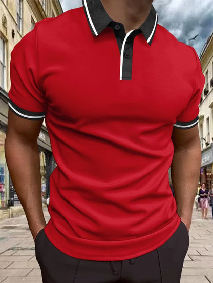 Men's Short-sleeved Polo Shirt