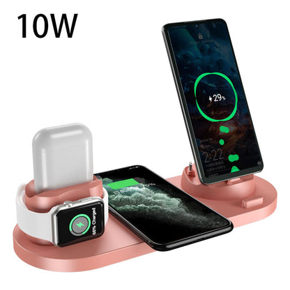 Wireless Charger For IPhone Fast Charger Phone,IPad And Watch 6 In 1 Charging