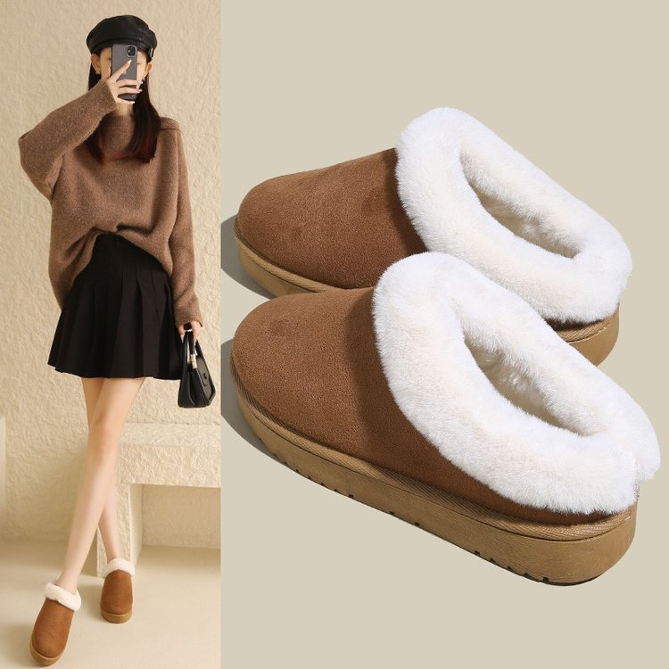 Winter Slip-onPlus Size Cotton Shoes