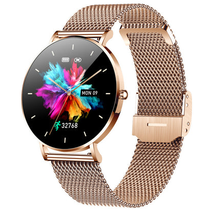 Women's Thin Smart Call Watch Heart Rate And Blood Pressure Monitoring