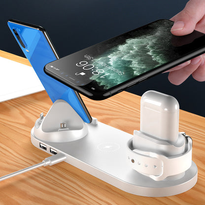 Wireless Charger For IPhone Fast Charger Phone,IPad And Watch 6 In 1 Charging