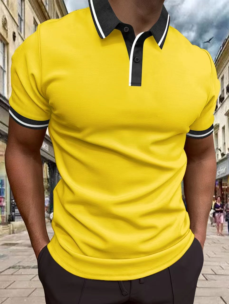 Men's Short-sleeved Polo Shirt