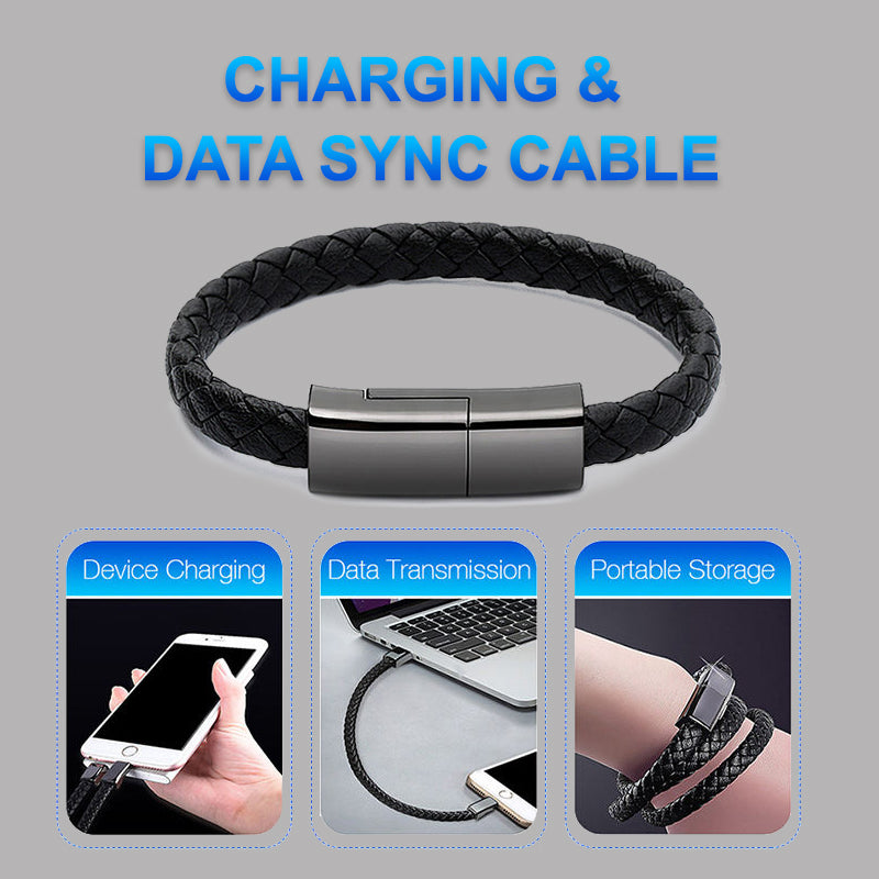 New Bracelet Charger USB Charging Cable Data Charging  For IPhone14 13 Max USB C Cable For Phone Micro Cable