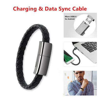 New Bracelet Charger USB Charging Cable Data Charging  For IPhone14 13 Max USB C Cable For Phone Micro Cable